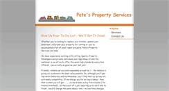 Desktop Screenshot of petespropertyservices.com